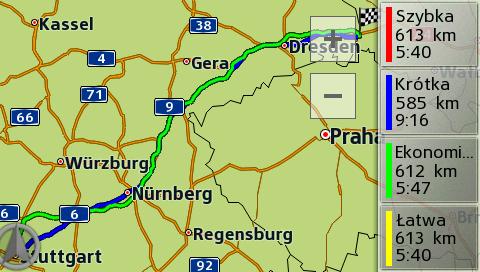 Nowa funkcja Becker Economic Route Guidance pomaga w racjonalnym, pod względem zużycia paliwa, prowadzeniu pojazdu i wyznaczaniu odpowiedniej trasy